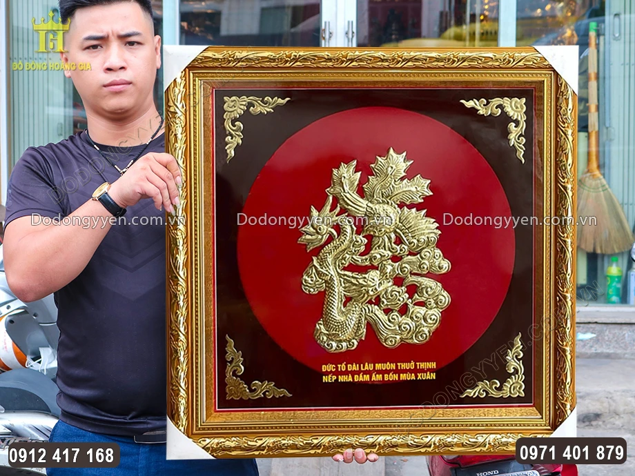 Vật phẩm th&iacute;ch hợp treo ph&ograve;ng kh&aacute;ch hay ph&ograve;ng thờ uy nghi&ecirc;m